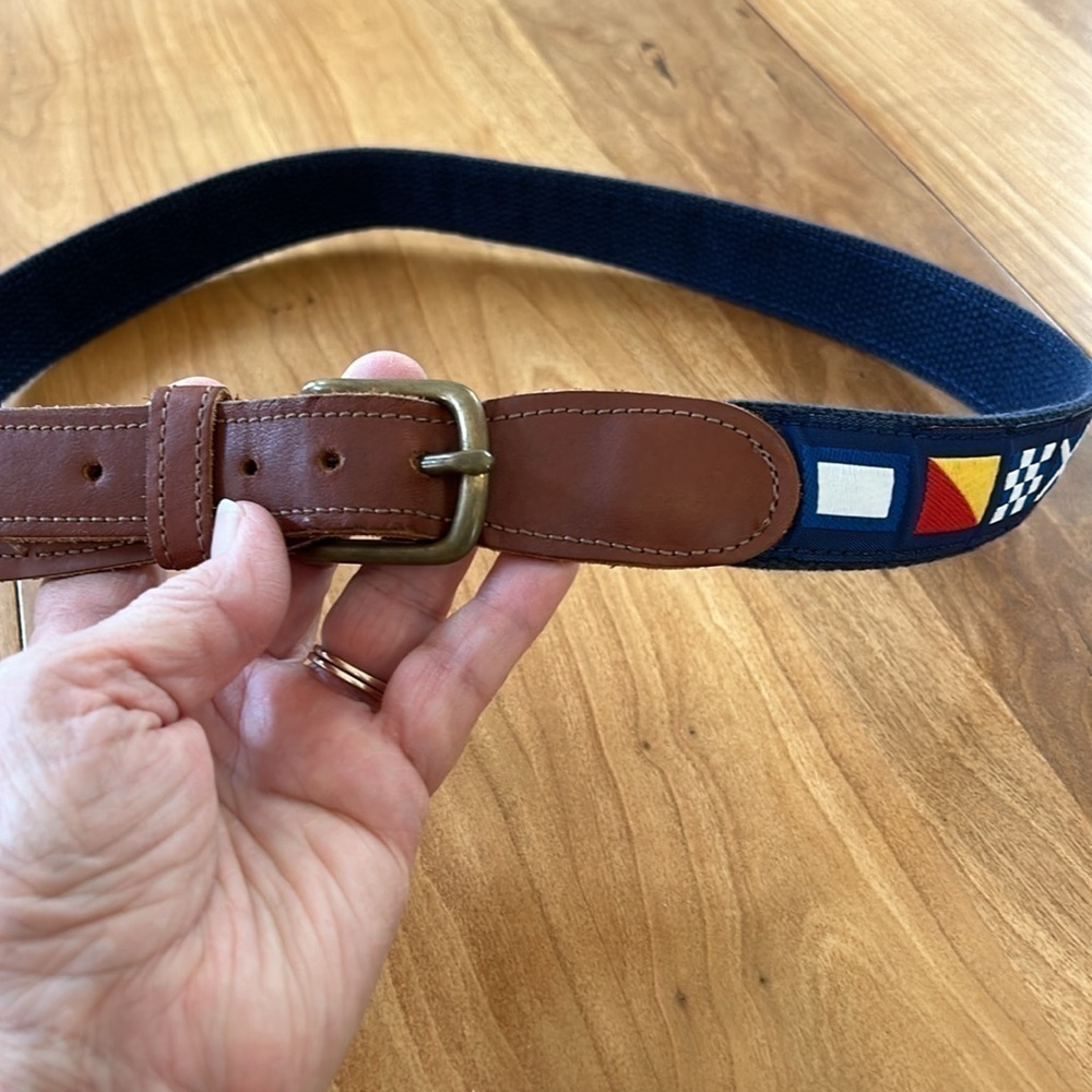 Preston Navy Code Flag Belt - Picture 2 of 15